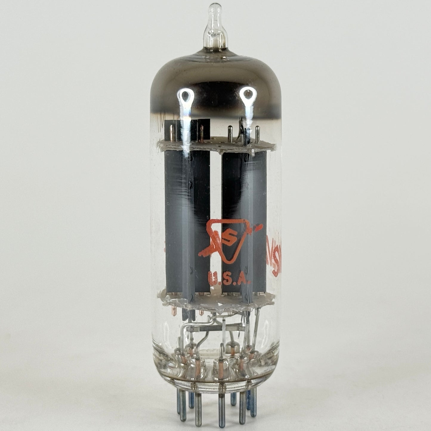 (1) Tested Sylvania 6CM7 Tube Red Letters with Box Code eb AAC Dual Triode Tube