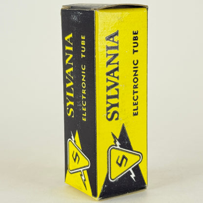 (1) Tested Sylvania 6CM7 Tube Red Letters with Box Code eb AAC Dual Triode Tube