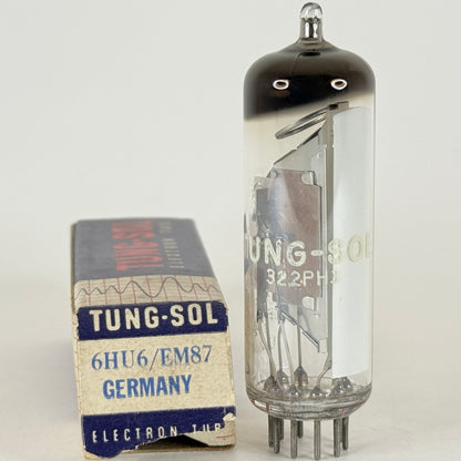 (1) Tested Tung Sol 6HU6 EM87 Tube Eye Tube & Box Code PH3 Green Indicator Tube