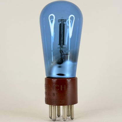 Wunderlich by Arcturus Tube Blue Globe Balloon Wunderlich Tube with Red Base