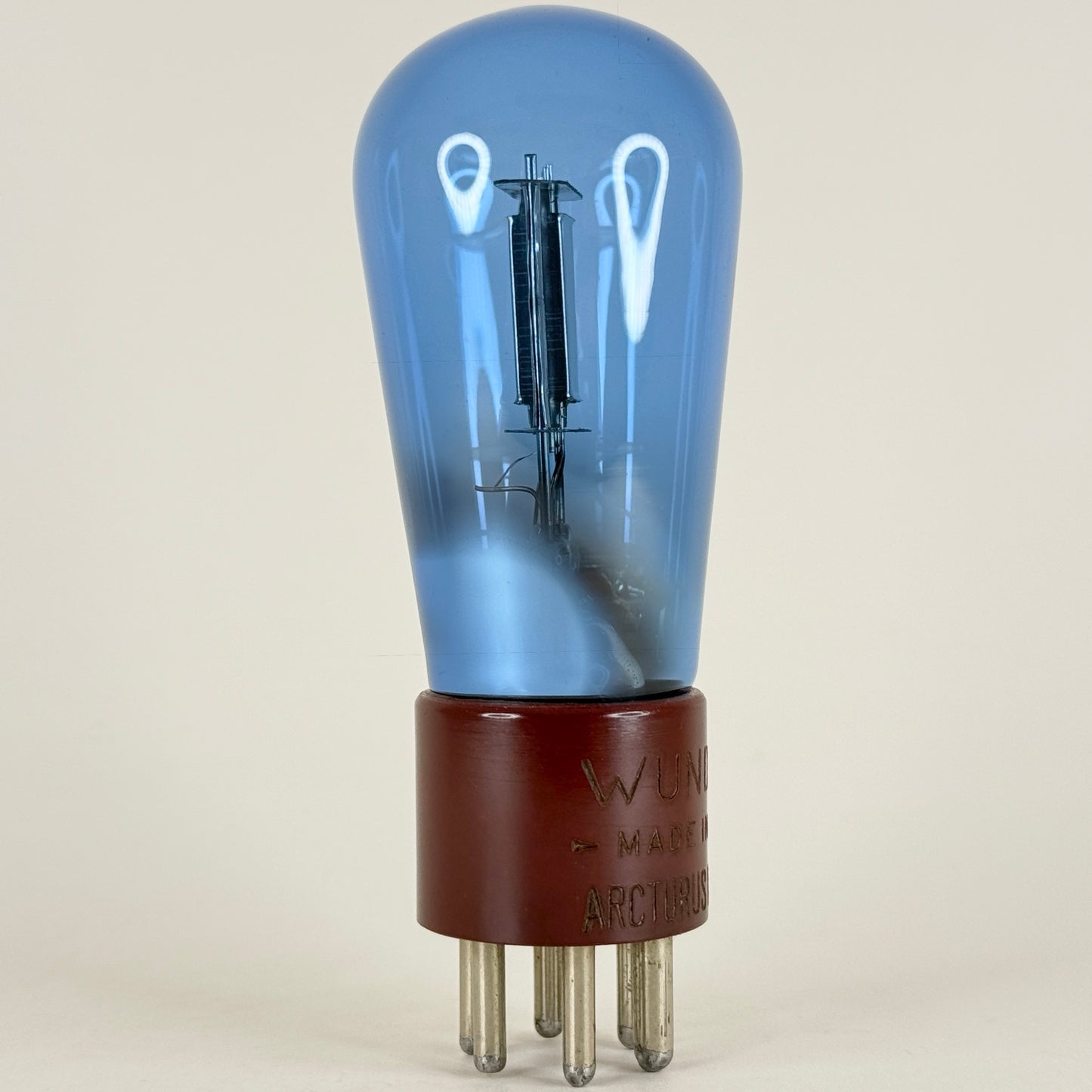 Wunderlich by Arcturus Tube Blue Globe Balloon Wunderlich Tube with Red Base