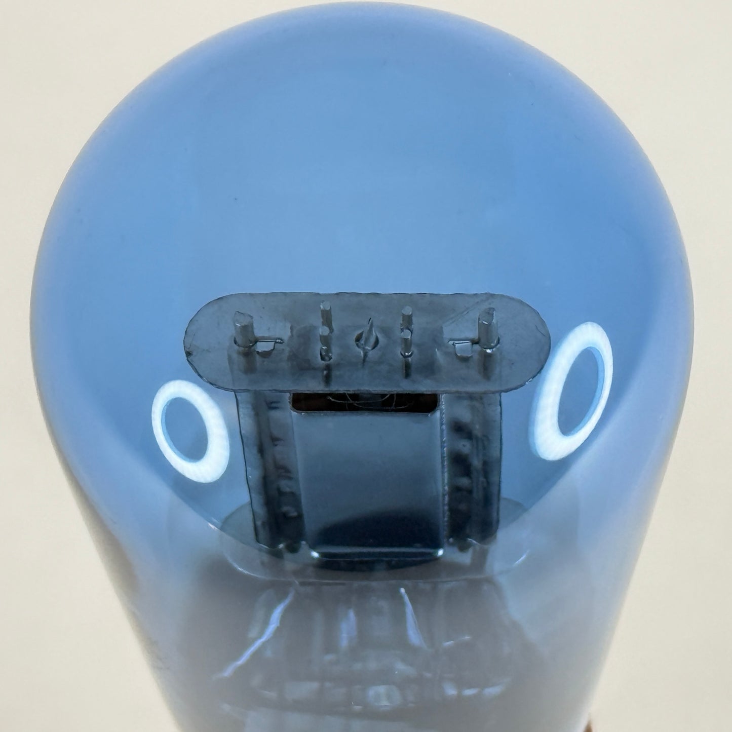 Wunderlich by Arcturus Tube Blue Globe Balloon Wunderlich Tube with Red Base