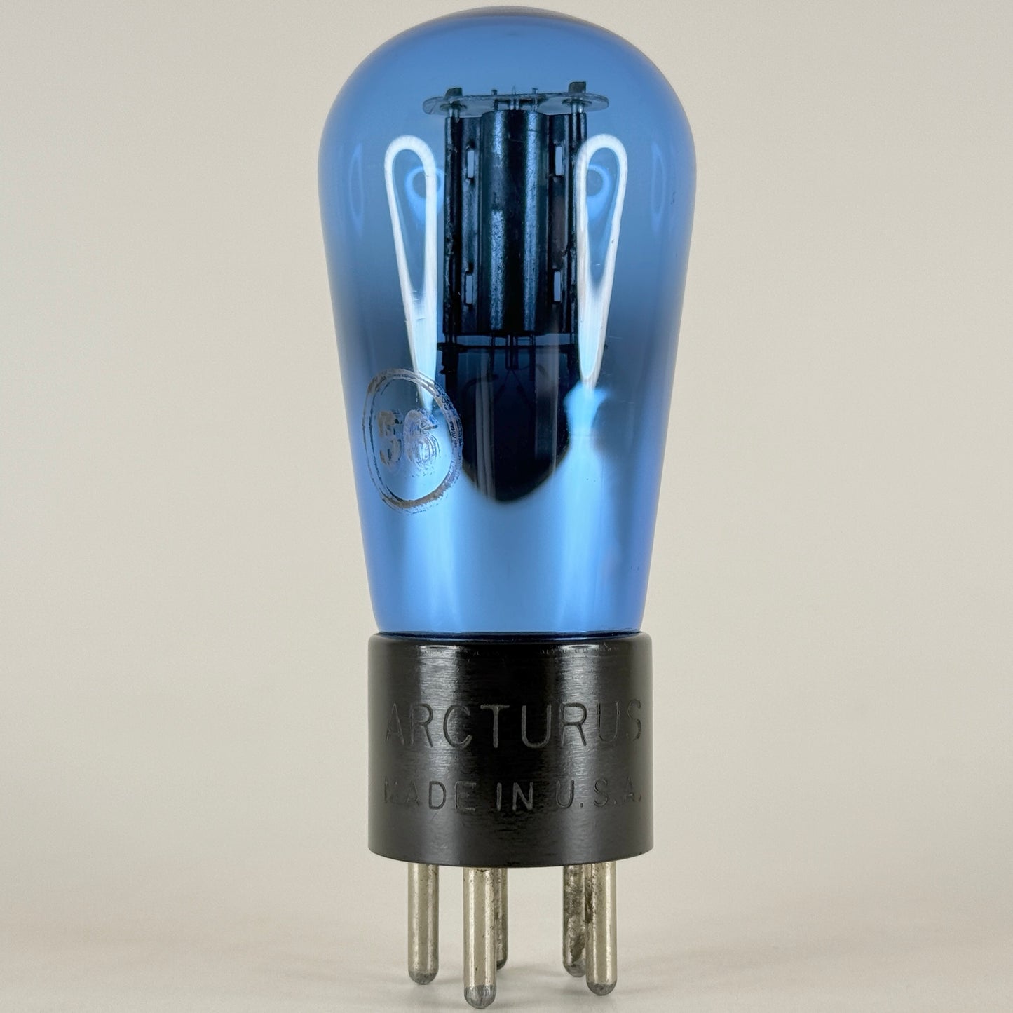 (1) Tested Arcturus Type 56 Tube Short Bottle Blue Arcturus Globe Balloon Tube