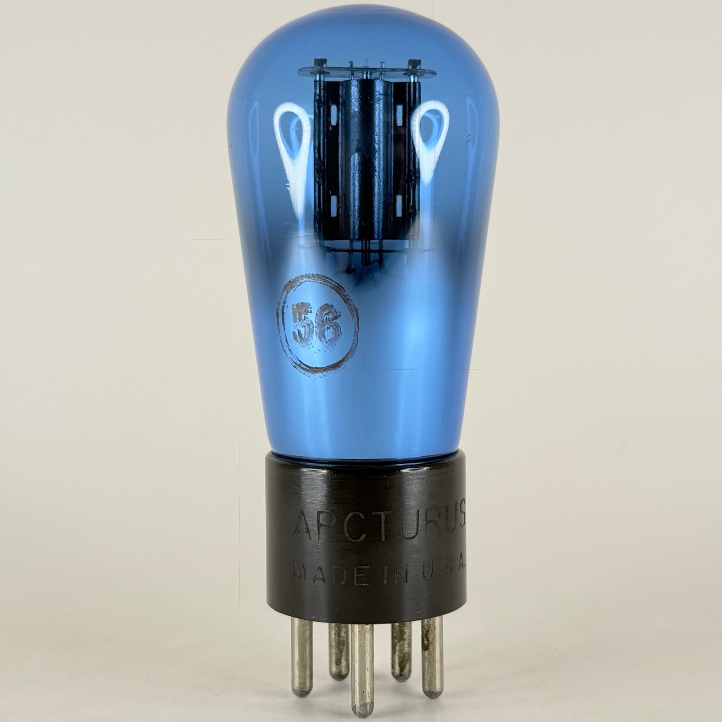 (1) Tested Arcturus Type 56 Tube Short Bottle Blue Arcturus Globe Balloon Tube