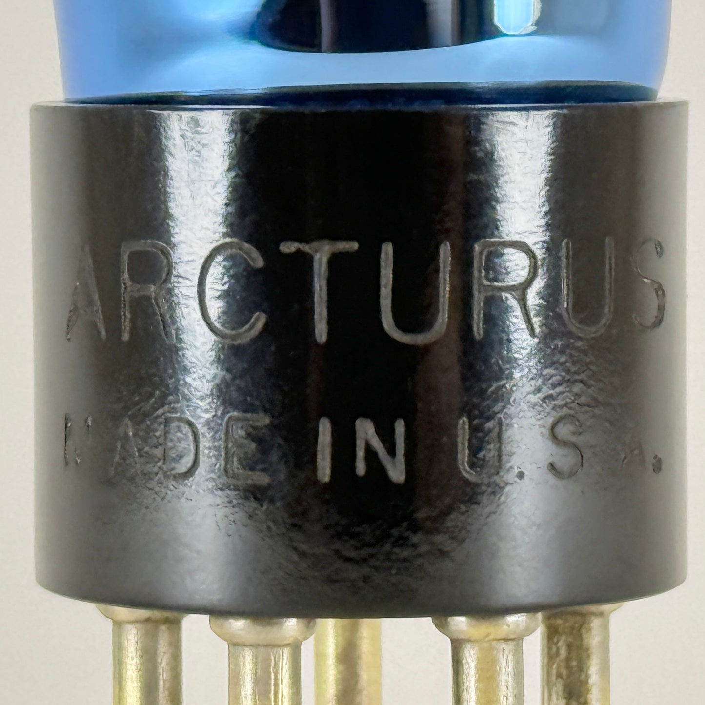 (1) Tested Arcturus Type 27 Tube Short Bottle Blue Globe Balloon Tube (a)