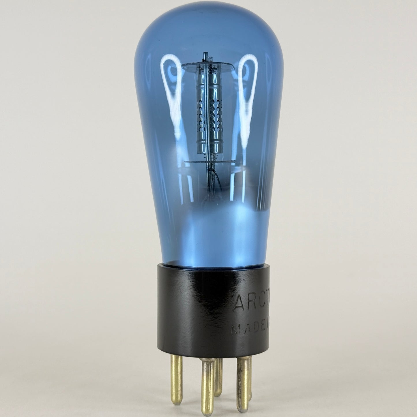 (1) Tested Arcturus Type 27 Tube Short Bottle Blue Globe Balloon Tube (a)
