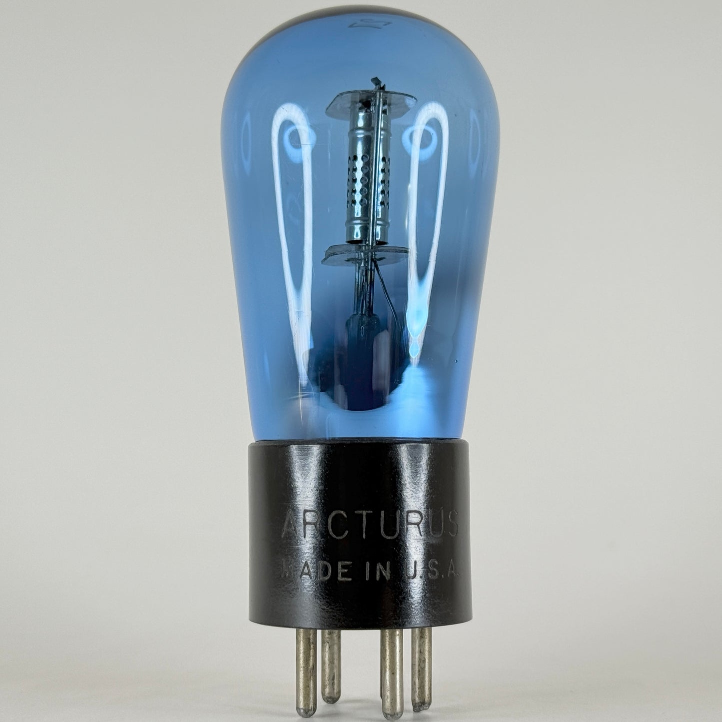 (1) Tested Arcturus Type 27 Tube Arcturus Blue Globe Balloon Triode Tube (b)
