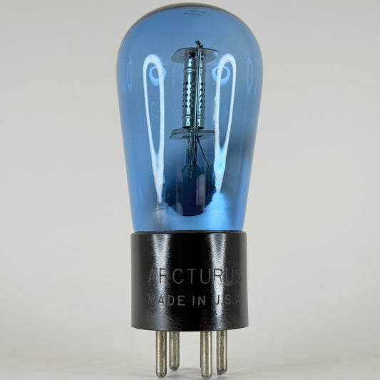 (1) Tested Arcturus Type 27 Tube Arcturus Blue Globe Balloon Triode Tube (b)