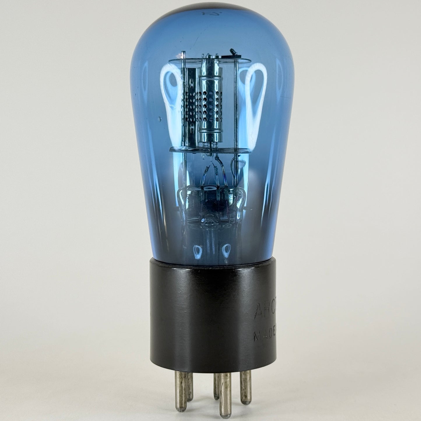 (1) Tested Arcturus Type 27 Tube Arcturus Blue Globe Balloon Triode Tube (b)