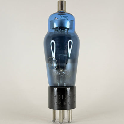 (1) Tested Arcturus Type 57 Tube Shouldered Blue Pentode Detector Tube (b)