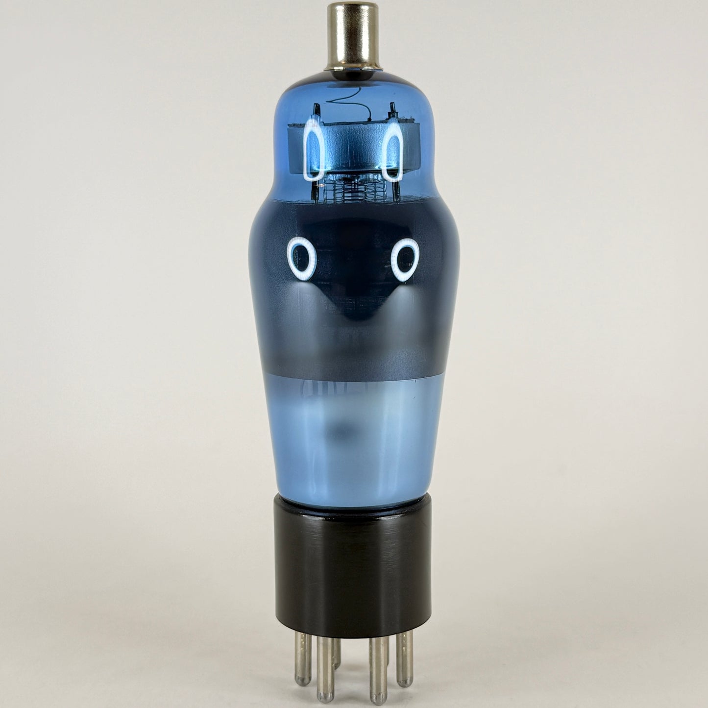 (1) Tested Arcturus Type 57 Tube Shouldered Blue Pentode Detector Tube (b)