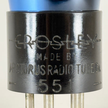 (1) Tested Arcturus Type 51 Tube Blue Arcturus 551 Globe Balloon Tube (a)