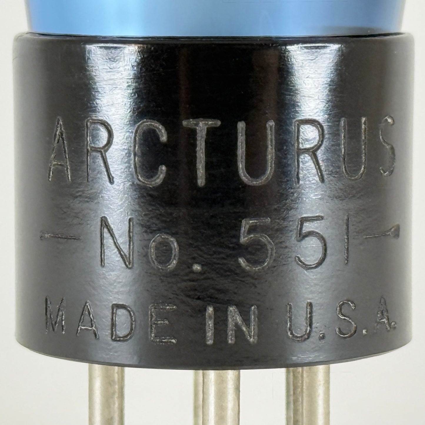 (1) Tested Arcturus Type 51 Tube with Label Blue Arcturus 551 Globe Tube (b)