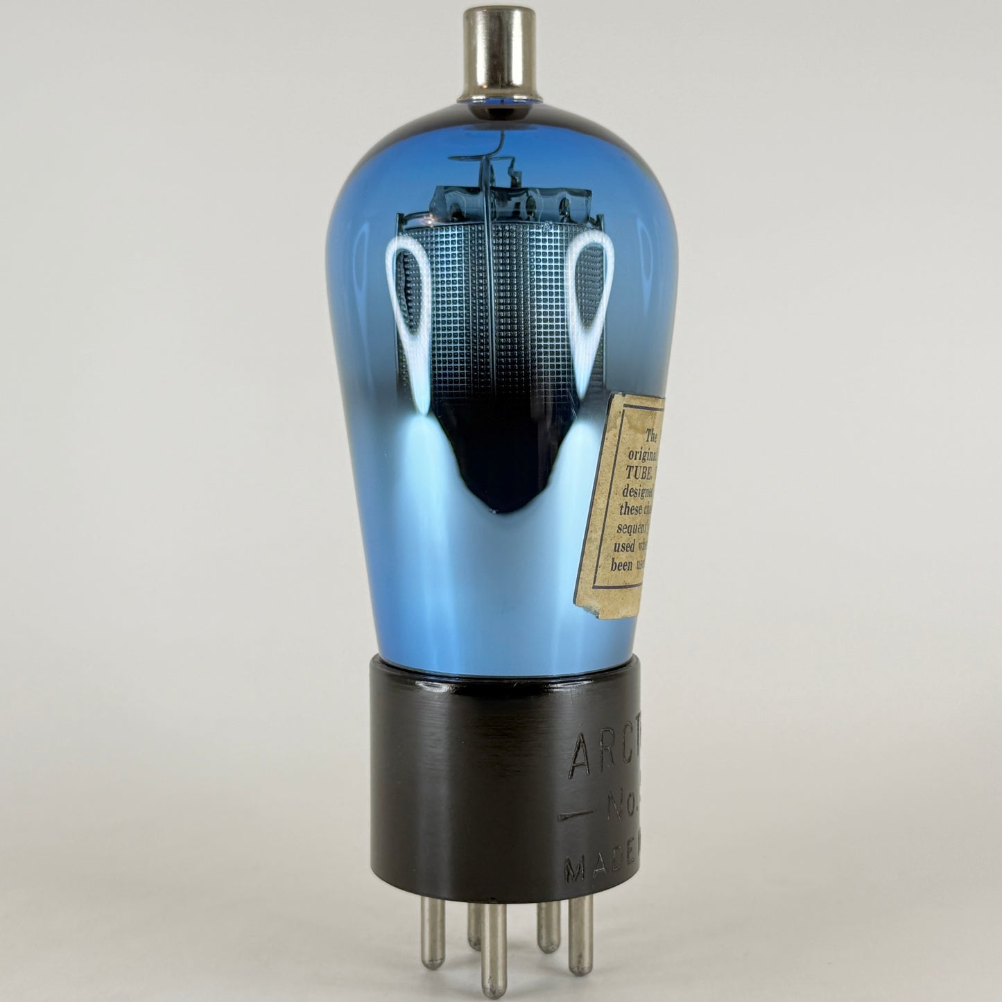 (1) Tested Arcturus Type 51 Tube with Label Blue Arcturus 551 Globe Tube (b)