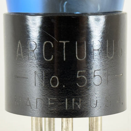 (1) Tested Arcturus Type 51 Tube Blue Arcturus 551 Globe Balloon Tube (c)