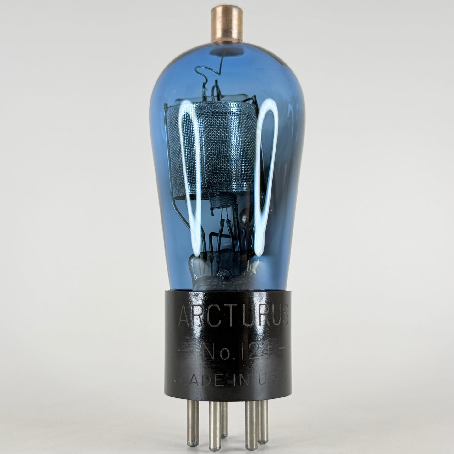 (1) Tested Strong Arcturus Type 24 Tube Blue Arcturus Type 124 Globe Tube (e)
