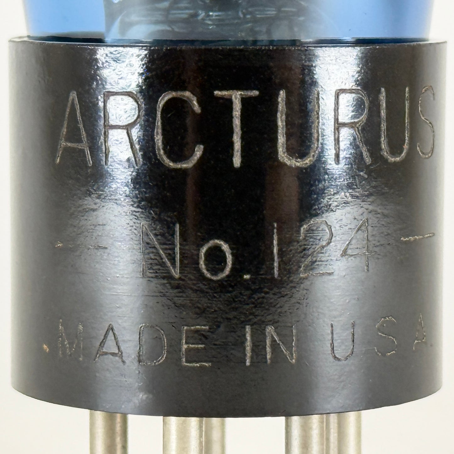 (1) Tested Strong Arcturus Type 24 Tube Blue Arcturus Type 124 Globe Tube (e)