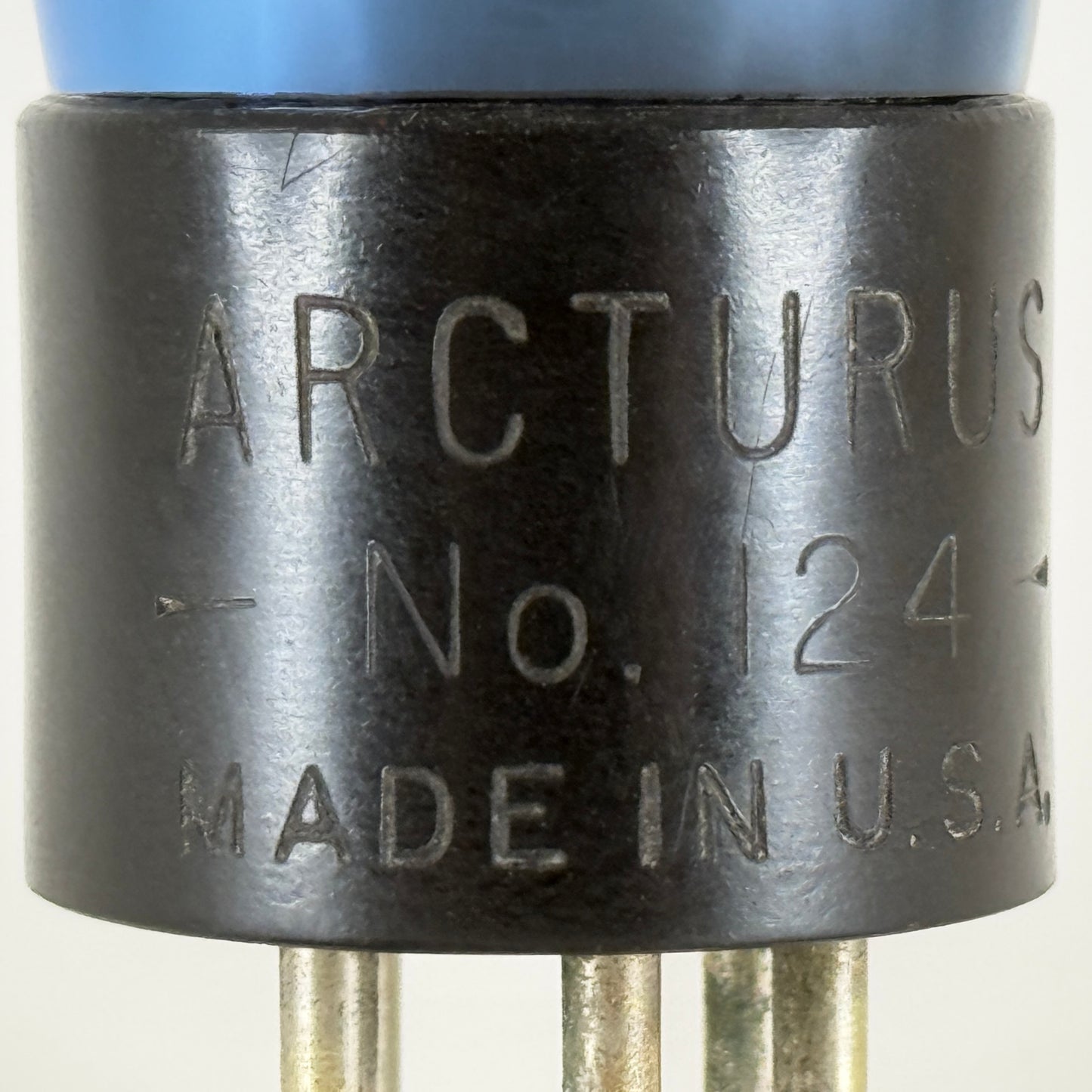 (1) Tested Strong Arcturus Type 24 Tube Blue Arcturus Type 124 Globe Tube (f)