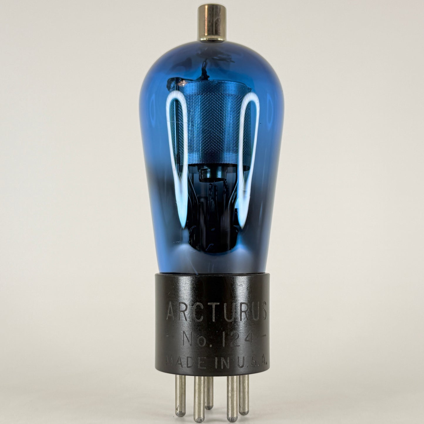 (1) Tested Strong Arcturus Type 24 Tube Blue Arcturus Type 124 Globe Tube (g)