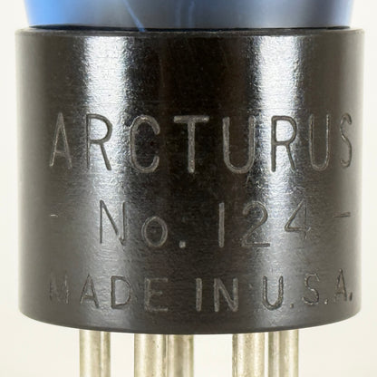 (1) Tested Strong Arcturus Type 24 Tube Blue Arcturus Type 124 Globe Tube (g)