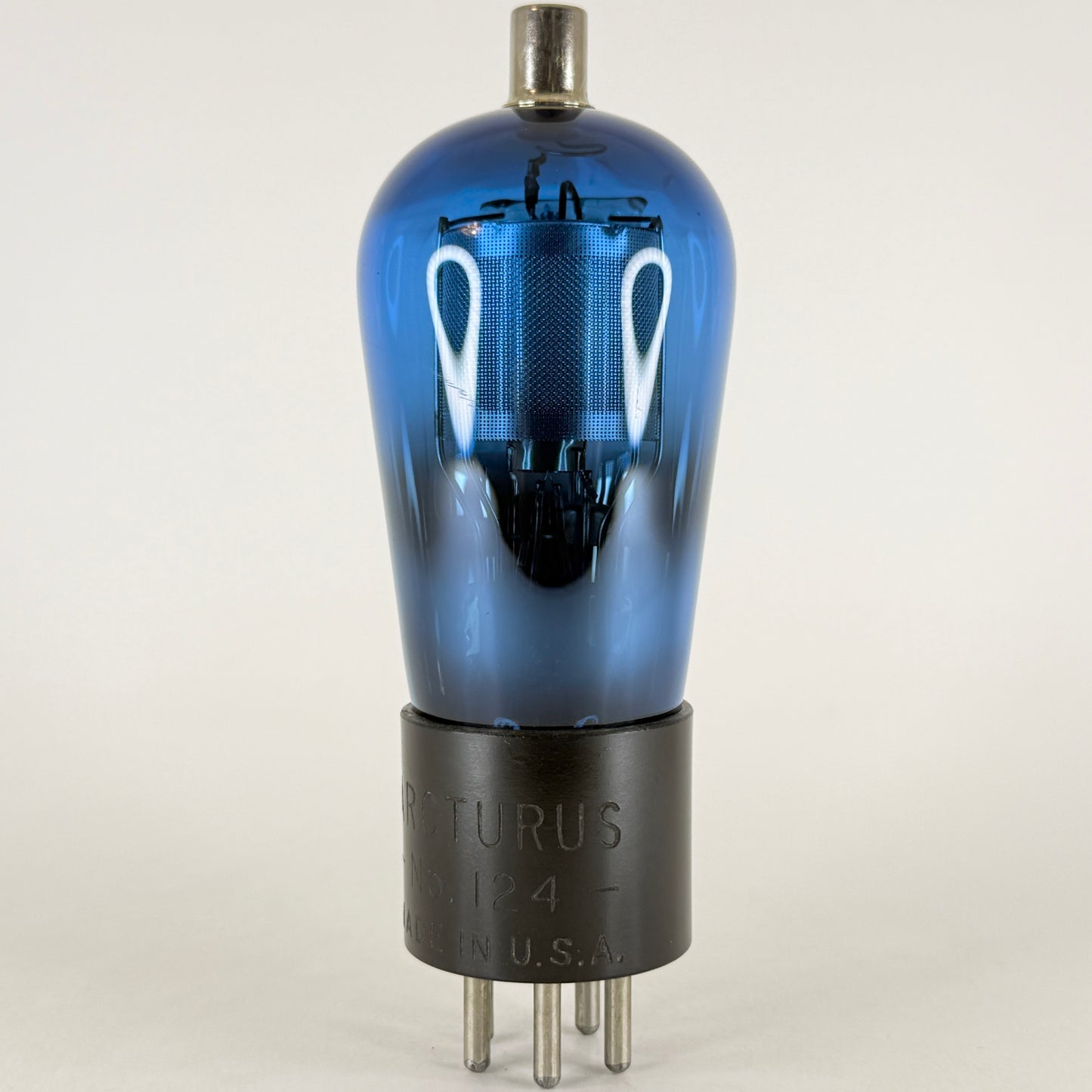 (1) Tested Strong Arcturus Type 24 Tube Blue Arcturus Type 124 Globe Tube (g)