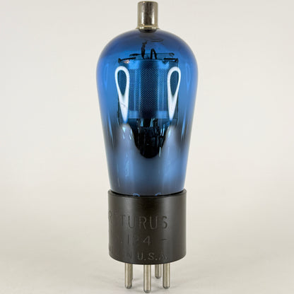 (1) Tested Strong Arcturus Type 24 Tube Blue Arcturus Type 124 Globe Tube (g)