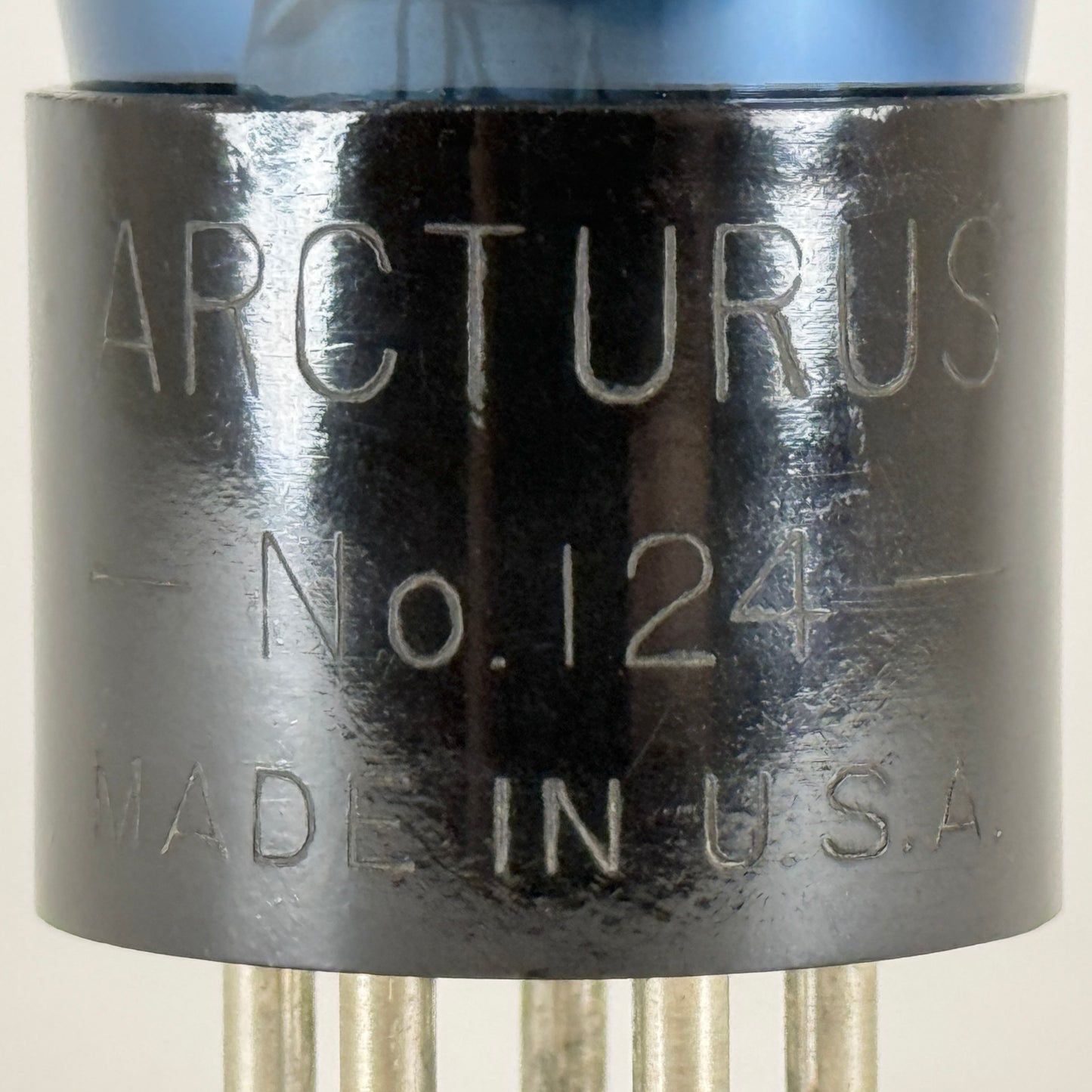 (1) Tested Strong Arcturus Type 24 Tube Blue Arcturus Type 124 Globe Tube (h)
