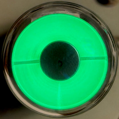 (1) Tested RCA 6AB5 6N5 Eye Tube Code MJ Bright Green Indicator 6AB5/6N5 Tube