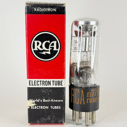 (1) Tested RCA 6AB5 6N5 Eye Tube Code MJ Bright Green Indicator 6AB5/6N5 Tube