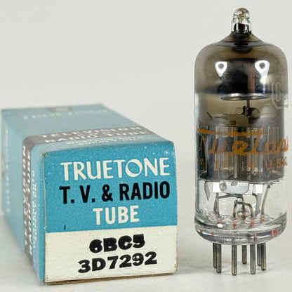 (1) Tested Truetone 6BC5 Tube with Box Date Code 6517 Sharp Cutoff Pentode Tube