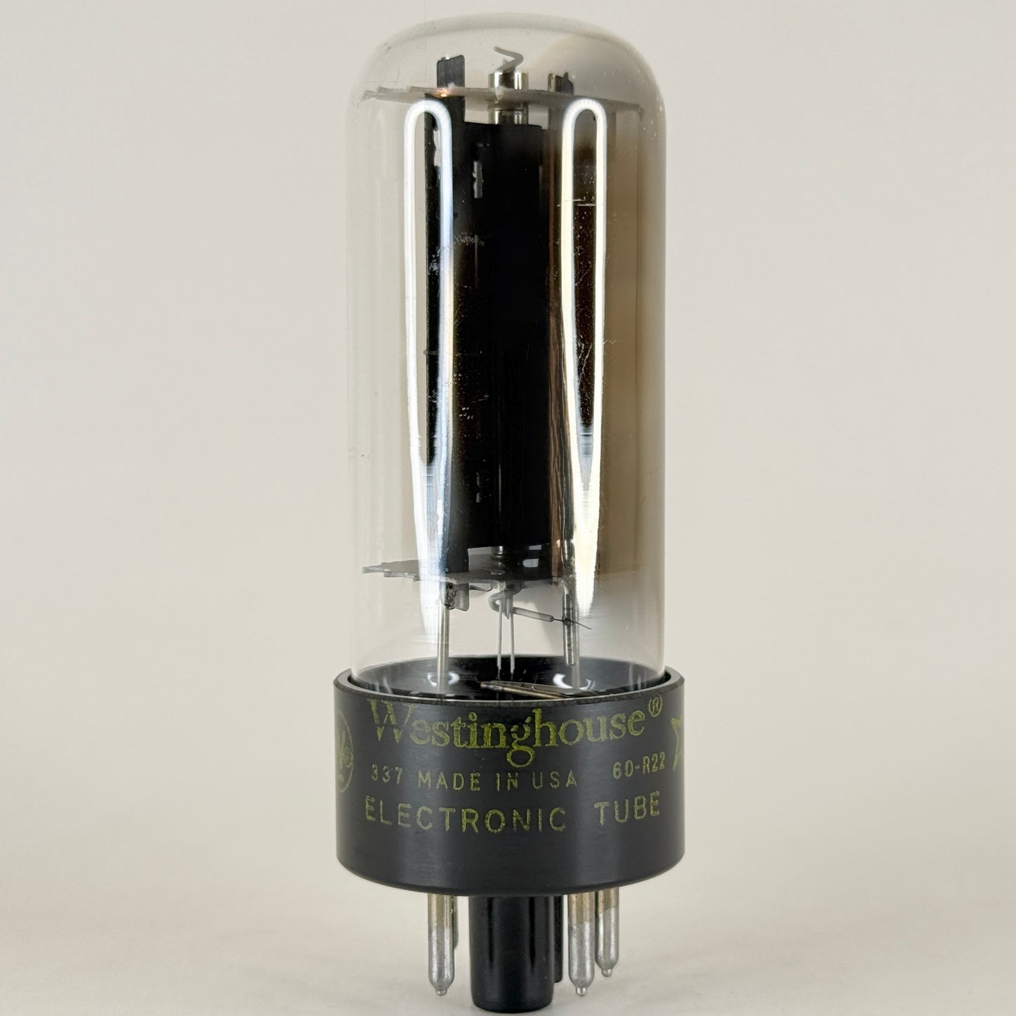 (1) Tested Westinghouse 17DE4 Tube Date Code 60-R22 Half Wave Rectifier Tube