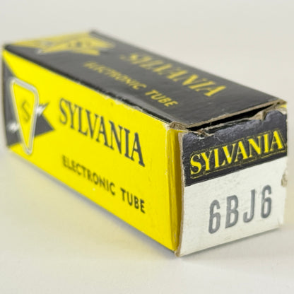 (1) Tested Sylvania 6BJ6 Tube with Box Code dh ADS Remote Cutoff Pentode Tube