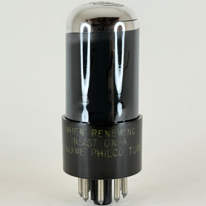 (1) Tested Philco 6V6GT Tube Chrome Dome Date Code 5327 6V6 GT Beam Power Tube