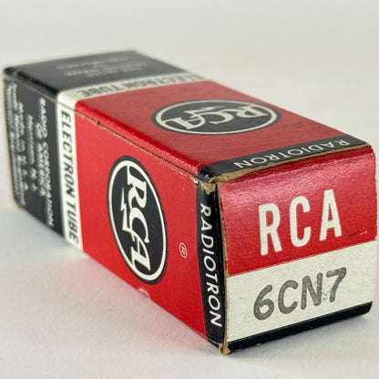 (1) Tested RCA 6CN7 Tube with Box Date Code AD Twin Diode Triode Vacuum Tube