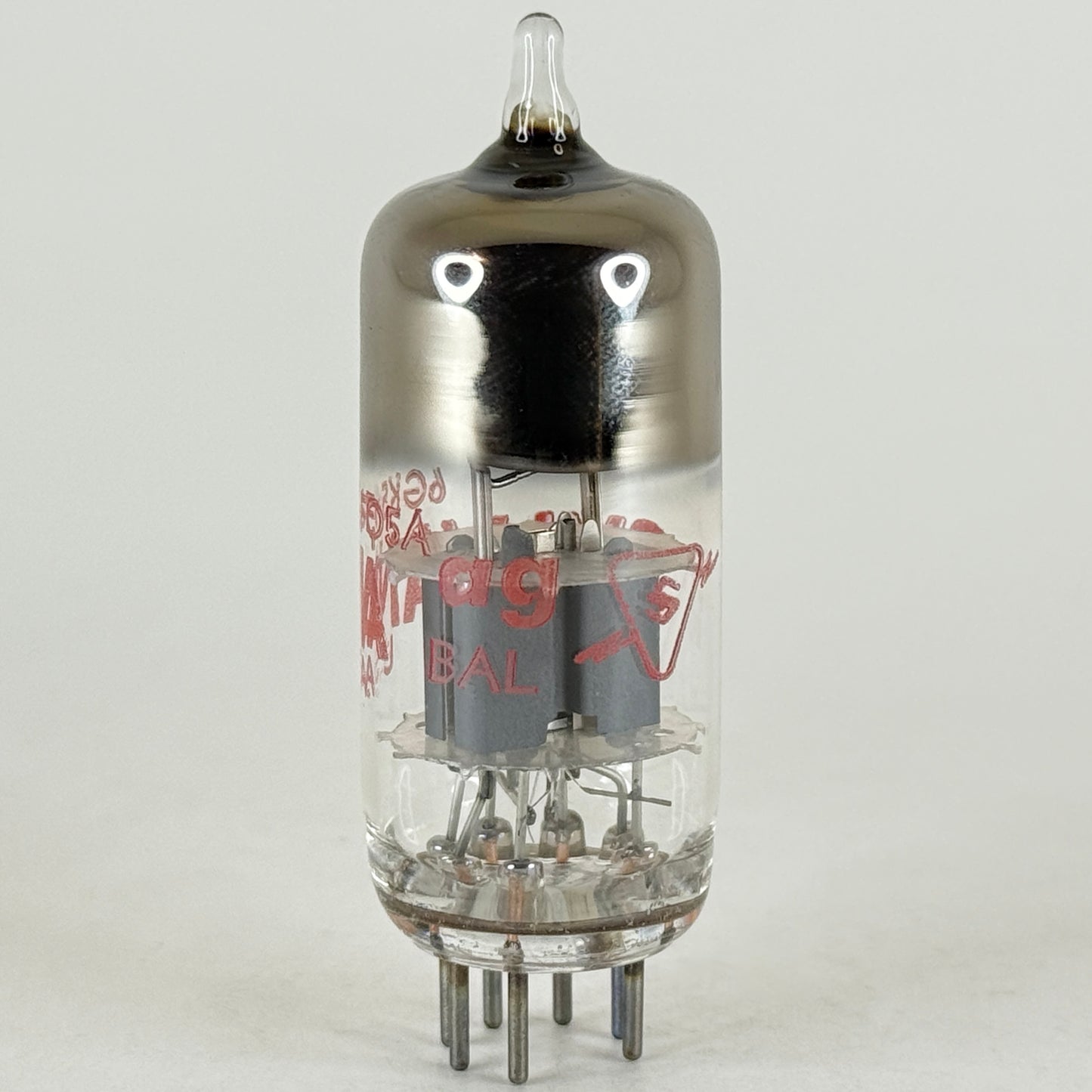 (1) Tested Sylvania 6GK5 6FQ5A Tube Red Letters with Box Code ag BAL 6GK5 Tube