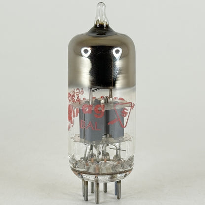 (1) Tested Sylvania 6GK5 6FQ5A Tube Red Letters with Box Code ag BAL 6GK5 Tube