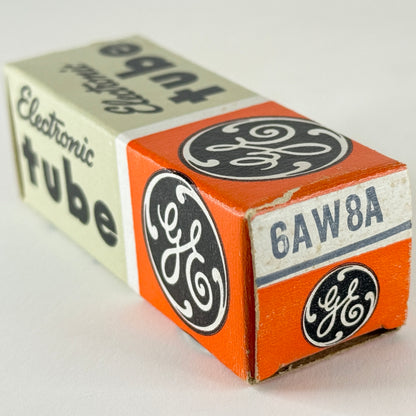 (1) Tested GE 6AW8A Tube Red Letters and Box Code 60-17 6AW8 A Triode Pentode