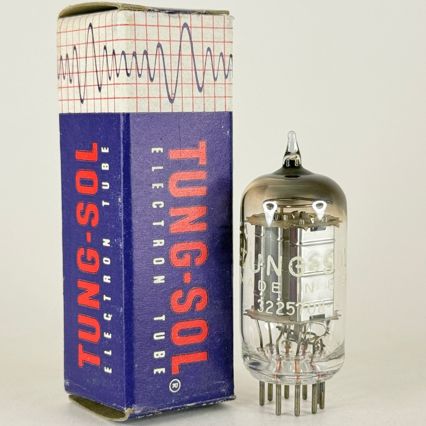 (1) Tested Tung Sol 6T8 Tube Code 5708-1 Triple Diode High Mu Triode Tube