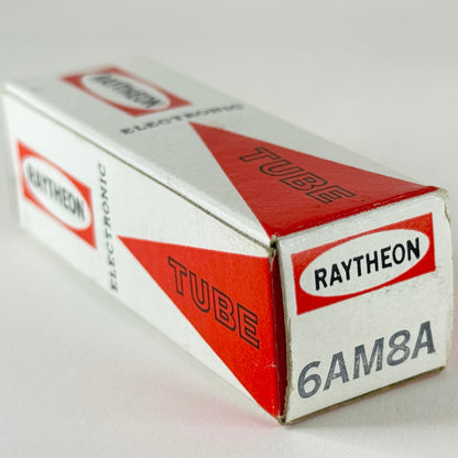 (1) Tested Raytheon 6AM8A Tube with Box Date Code B14 Diode Pentode Vacuum tube