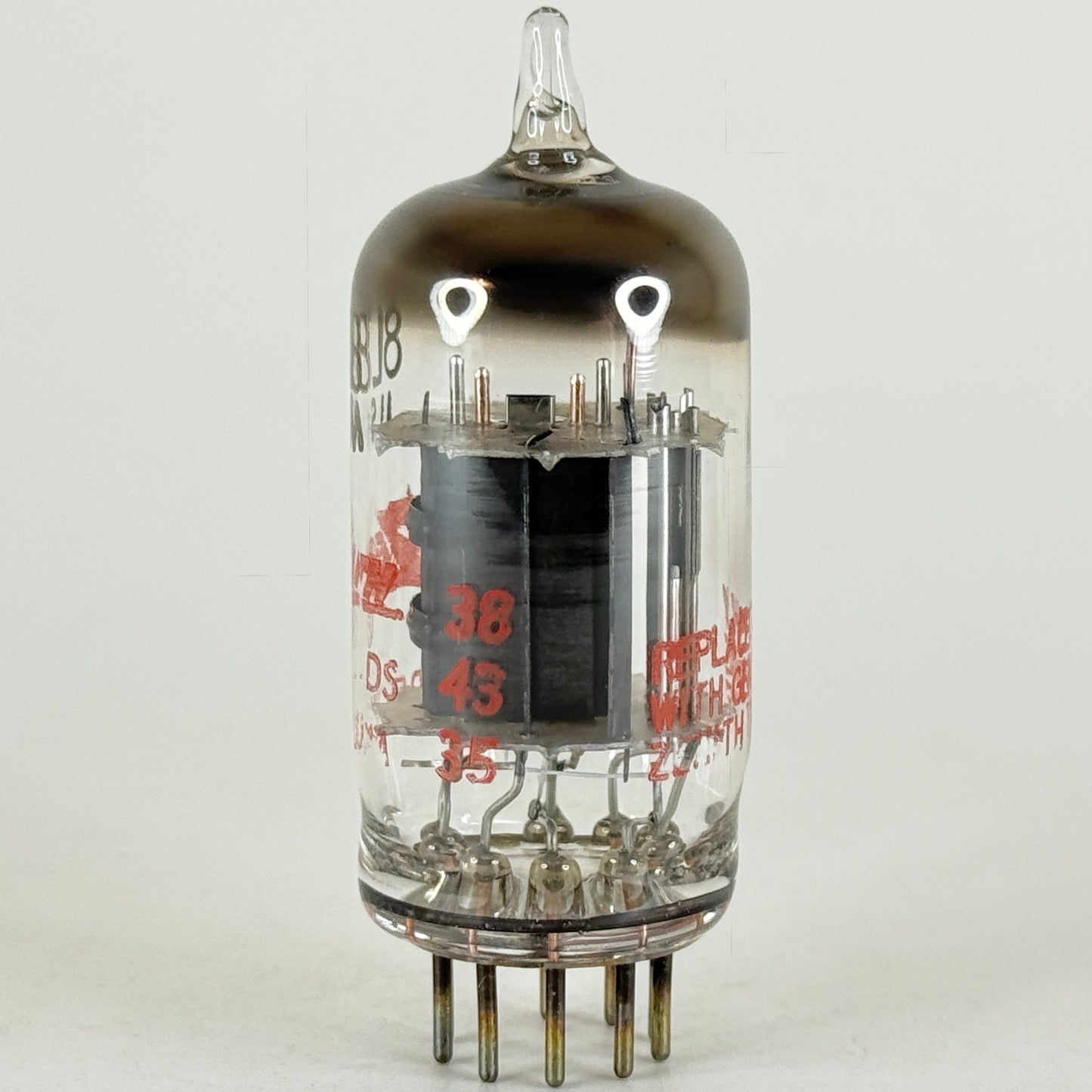(1) Tested Zenith 8LT8 Tube with Box Date Code 835 Twin Diode Vacuum Tube