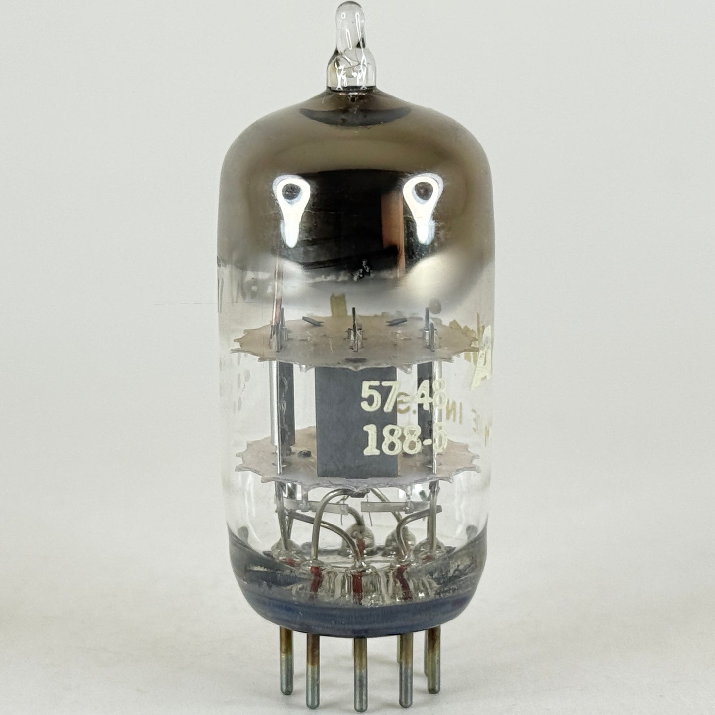 (1) Tested Admiral 6BJ7 Tube with Box Code 57-48 Triple Diode Vacuum Tube