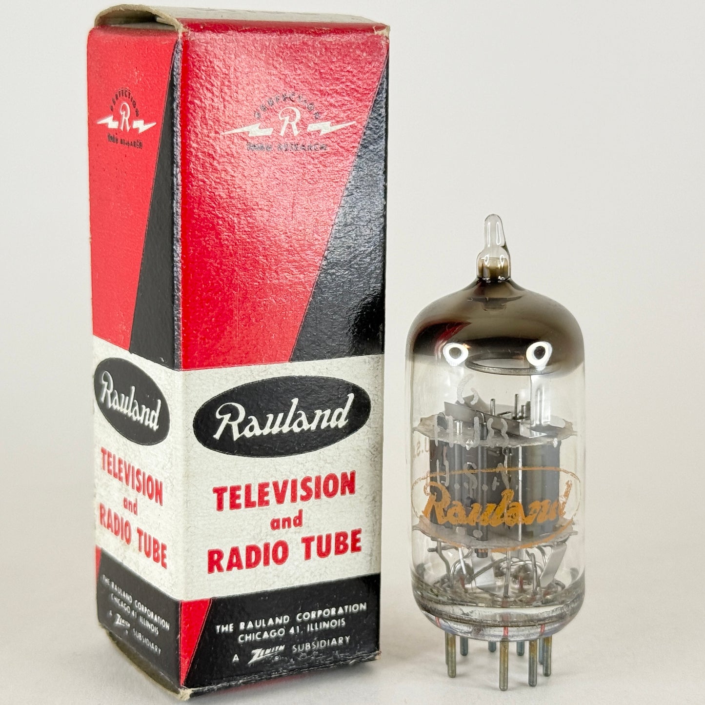 (1) Tested Rauland 6HJ8 Tube with Box Date Code 6230 Diode Pentode Vacuum Tube