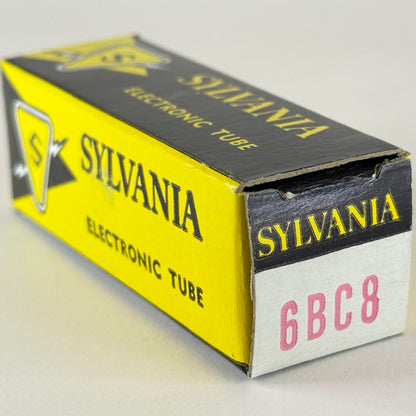 (1) Tested Sylvania 6BC8 Tube Red Letters with Box Date Code dc ACT Twin Triode