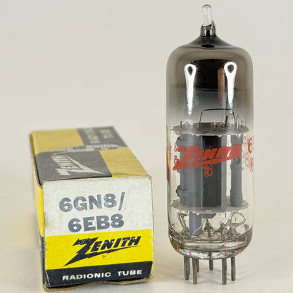 (1) Tested Strong Zenith 6GN8/6EB8 Tube with Box Code 74-43 6GN8 Tube 6EB8 Tube