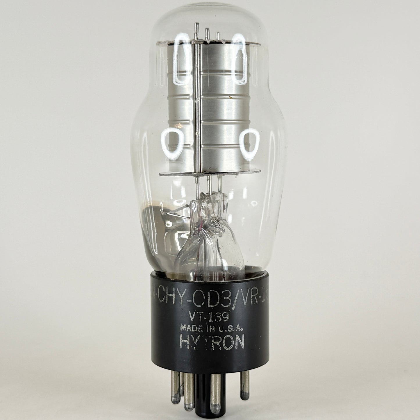 (1) Tested Hytron JAN CHY 0D3 VR150 Tube Code 10A4 0D3 Voltage Regulator Tube