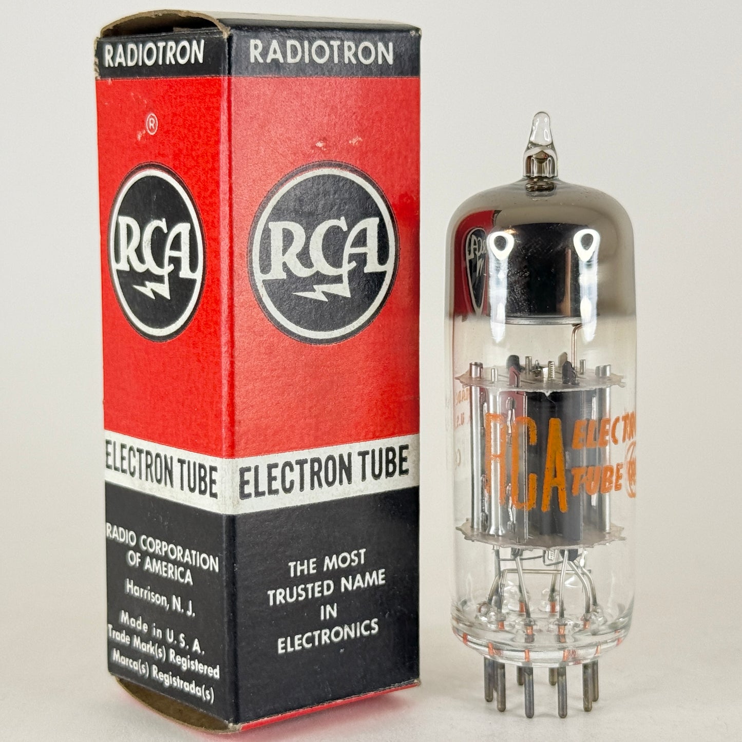 (1) Tested RCA 6BN8 Tube with Box Date Code CE Twin Diode High Mu Triode Tube