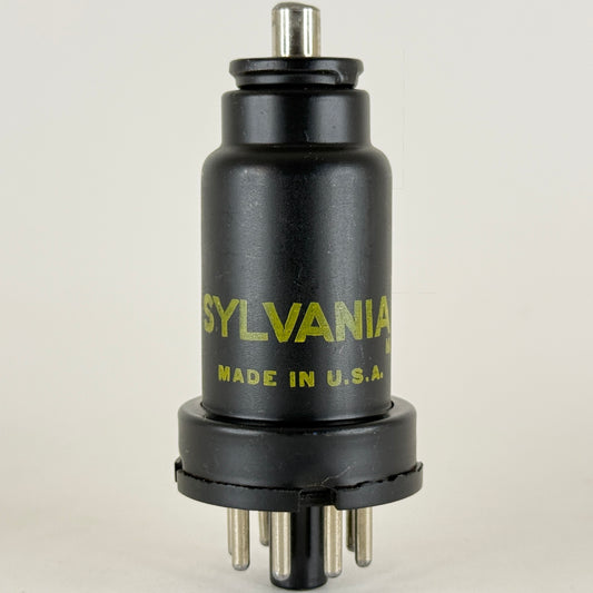 (1) Tested Sylvania 12C8 Tube Code 2S Twin Diode Remote Cutoff Pentode Tube