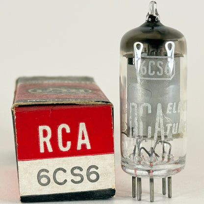 (1) Tested Strong RCA 6CS6 Tube with Box Date Code KT Heptode Vacuum Tube