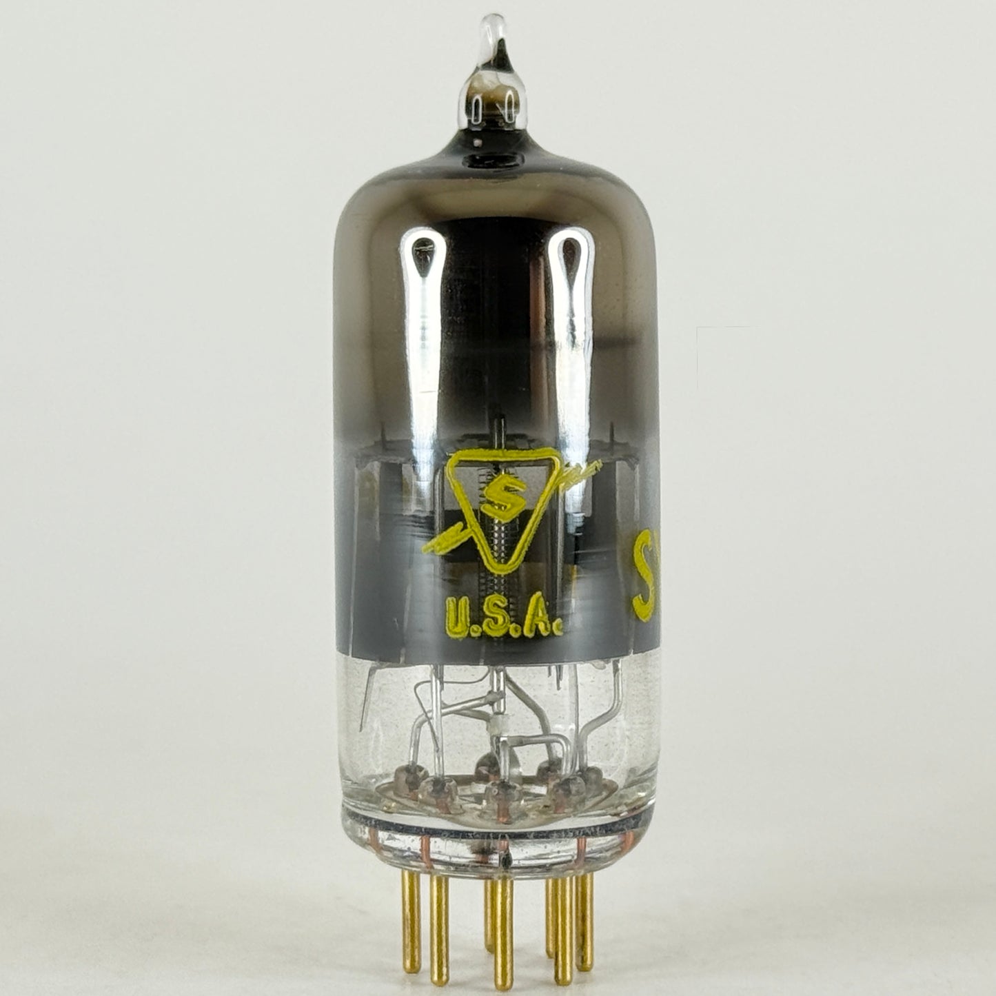 (1) Tested Sylvania 6AG5 Tube with Gold Pins Code de SAH Sharp Cutoff Pentode