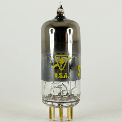(1) Tested Sylvania 6AG5 Tube with Gold Pins Code de SAH Sharp Cutoff Pentode